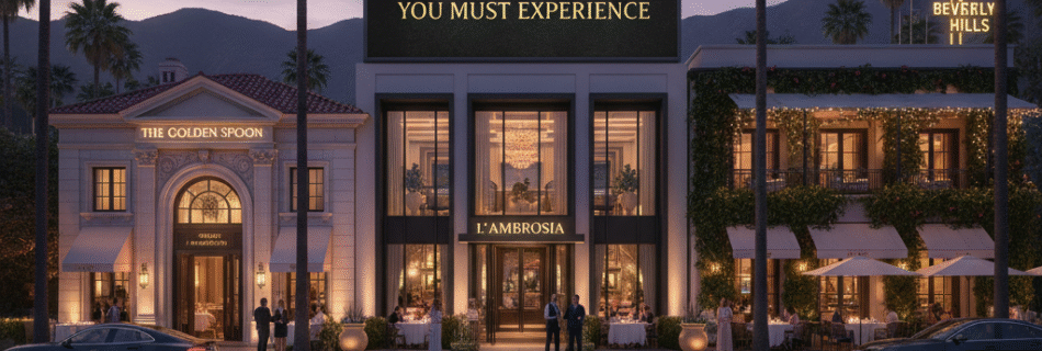 A Taste of Opulence: Beverly Hills’ Top Restaurants You Must Experience