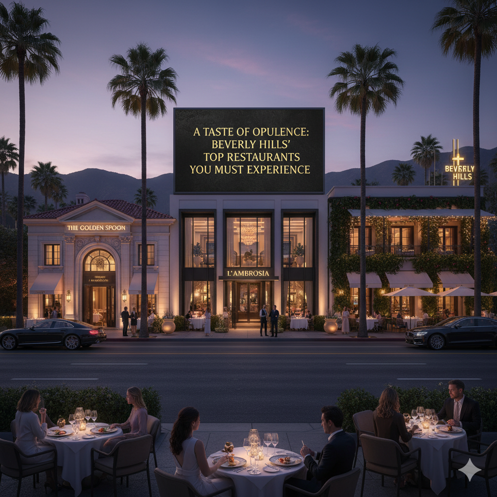 A Taste of Opulence: Beverly Hills' Top Restaurants You Must Experience 2 A Taste of Opulence: Beverly Hills’ Top Restaurants You Must Experience