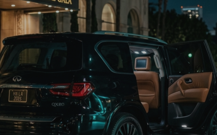 The 2026 Infiniti QX80. Elite vetted chauffeurs and bespoke fixed-rate event logistics.